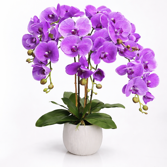 Artificial  Orchid (5 Stalks)  -018